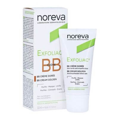 NOREVA EXFOLIAC getönte BB-Creme dunkel